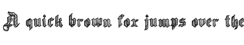 Preview of Sketch Gothic School Regular font