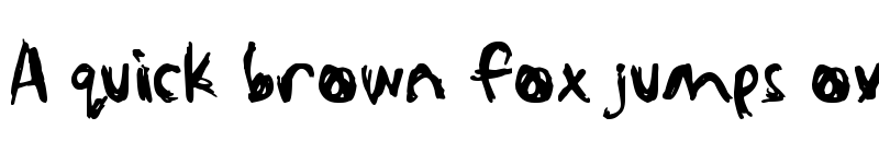 Preview of Sketchathon Regular font