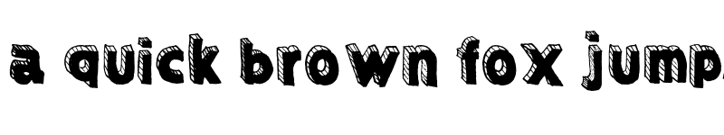 Preview of Sketched 3d DEMO by Marta van E Regular font