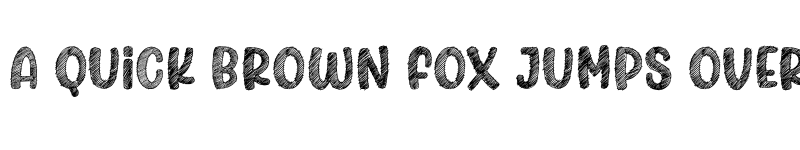 Preview of Sketching Universe Regular font