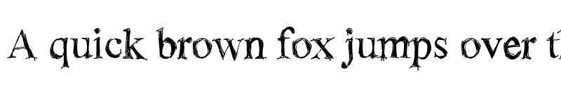 Preview of !Sketchy Times Bold font