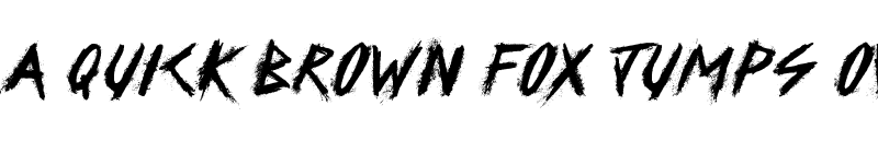 Preview of SKID Regular font