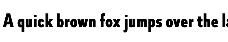 Preview of Skie Condensed Black font