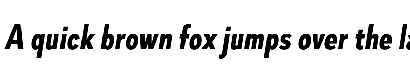 Preview of Skie Condensed ExtraBold Italic font