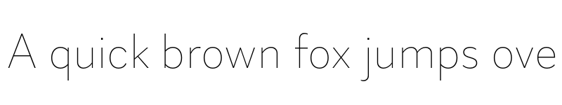 Preview of Skie Thin font