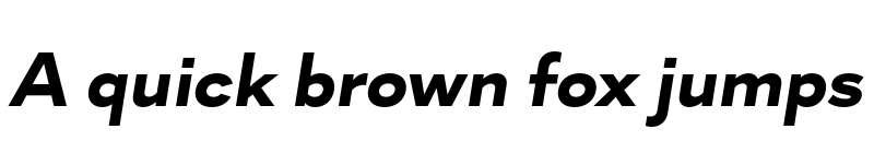 Preview of Skie Wide ExtraBold Italic font