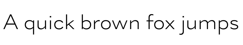 Preview of Skie Wide Light font