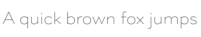 Preview of Skie Wide Thin font