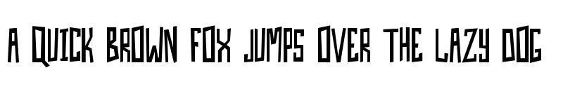 Preview of Skin And Bones Regular font