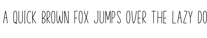 Preview of Skinny Flower Light Regular font