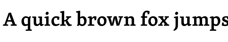 Preview of Skolar Latin Semibold font