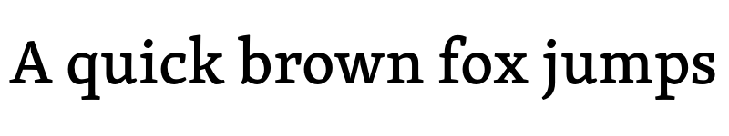 Preview of Skolar PE Medium font