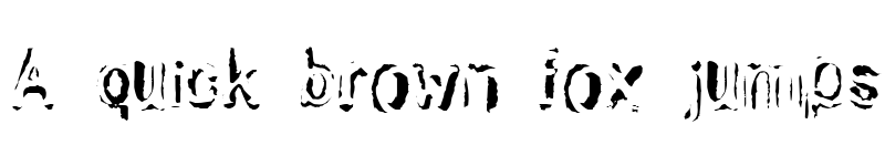 Preview of Skwieker Regular font