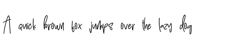 Preview of Sky Path Regular font