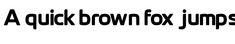 Preview of SKYfontThick Regular font