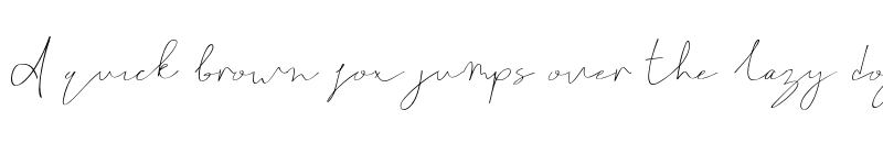 Preview of SkylineScript Regular font