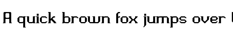 Preview of SL PiXL Regular font