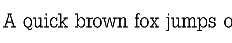 Preview of SlabTallX Regular font