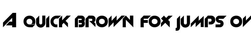 Preview of Slant Regular font