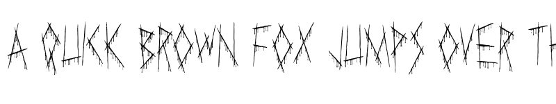 Preview of Slasha Regular font