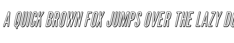 Preview of Slasher Film 3D Italic Regular font