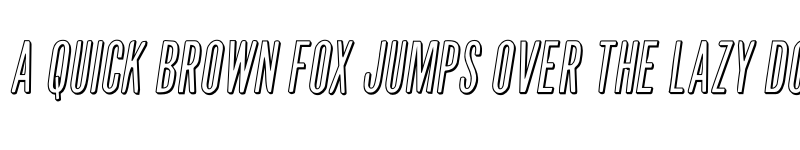 Preview of Slasher Film 3D Semi-Italic Regular font