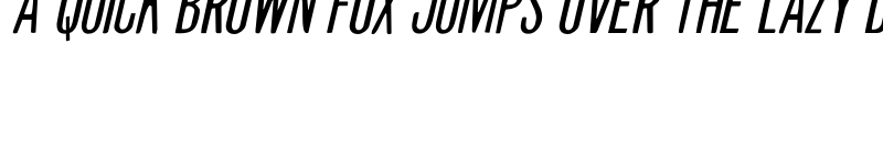 Preview of Slasher Film Expanded Italic Regular font