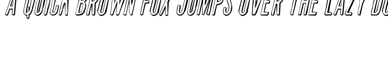 Preview of Slasher Film Rough 3D Italic Regular font