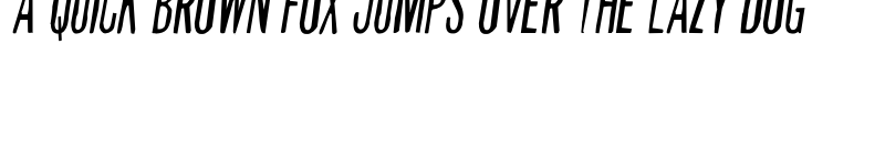 Preview of Slasher Film Rough Semi-Italic Regular font