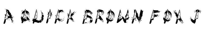 Preview of Slashies Regular font