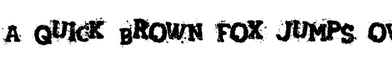 Preview of Slaughterhouse Regular font