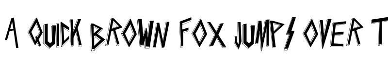 Preview of Slaytanic Regular font