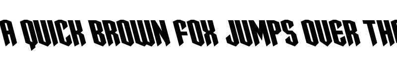 Preview of Sleigher Leftalic Regular font