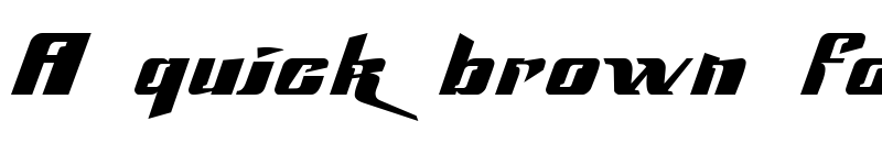 Preview of Slick69 Regular font