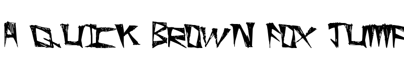Preview of SlightRocking Regular font
