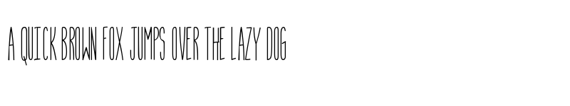 Preview of Slim Chef Regular font