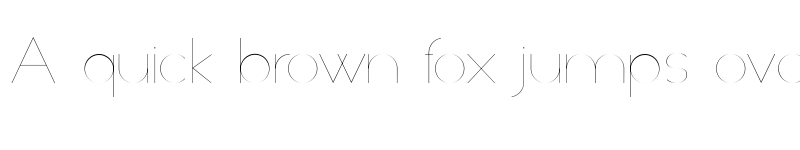 Preview of Slim Extreme Regular font