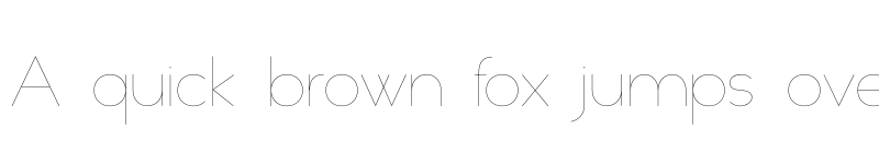 Preview of Slim Extreme Thin font