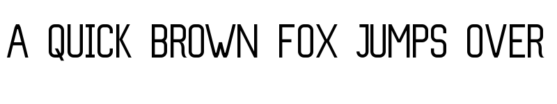 Preview of Slim Regular font