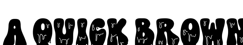 Preview of Slime Vibes DEMO DEMO font