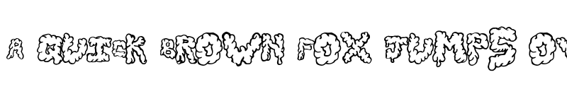 Preview of SlimeBawls Regular font