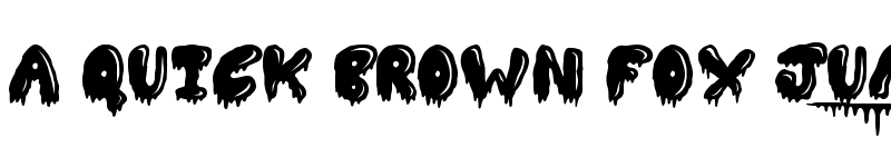 Preview of Slimed Regular font