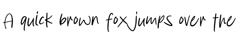 Preview of Slimshoot Regular font