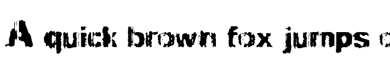 Preview of Slippy Regular font