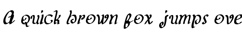 Preview of Slowly Satire Font Regular font