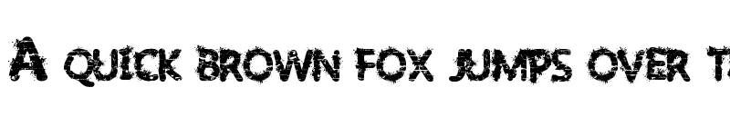 Preview of Slumlord Eviction Regular font