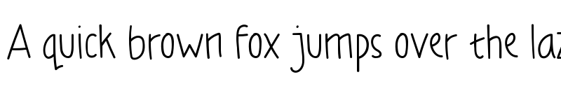 Preview of Small Handy Regular font