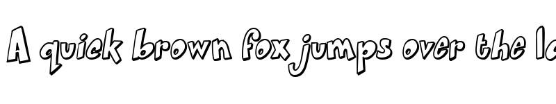 Preview of Smartie CAPS Regular font