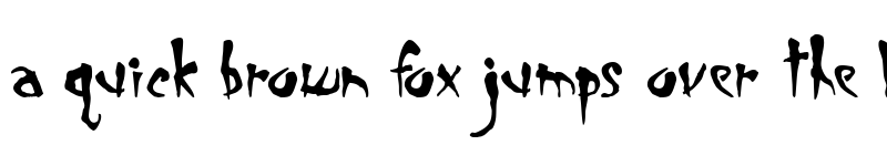 Preview of Smegalomania Regular font