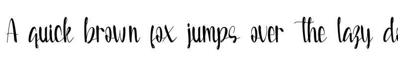 Preview of Smoothies Regular font